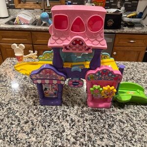V tech Minnie Mouse Ice Cream Parlor Playset - Pink and Purple